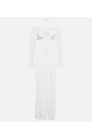 Nensi Dojaka Bridal cutout lace gown