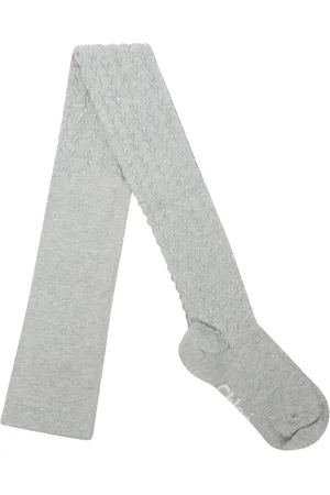 Chloé ChloÃ© Kids Cable-knit cotton-blend tights