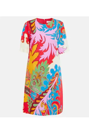 Etro Printed jersey minidress