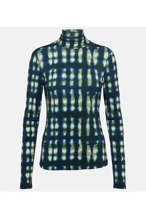 Proenza Schouler White Label Audrey tie-dye turtleneck top