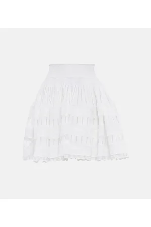 Alaïa AlaÃ¯a Crinoline pleated miniskirt