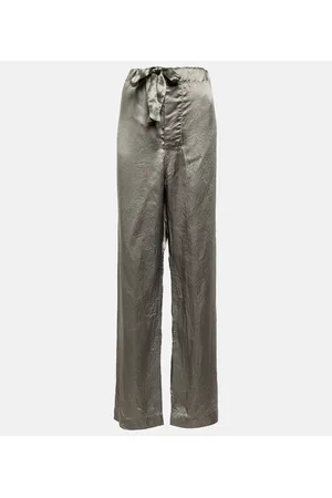 Maison Margiela Satin pajama bottoms