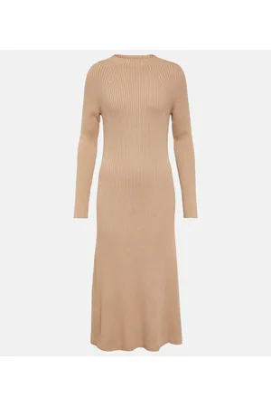 Joseph Knitted silk-blend midi dress
