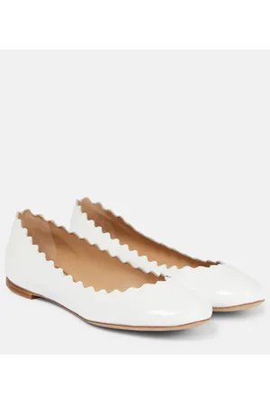 Chloé ChloÃ© Lauren leather ballet flats