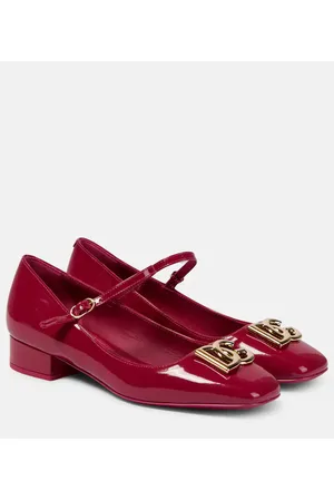 Dolce & Gabbana DG patent leather Mary Jane pumps