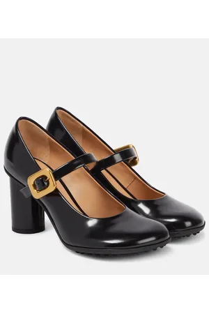 Bottega Veneta Leather Mary Jane pumps