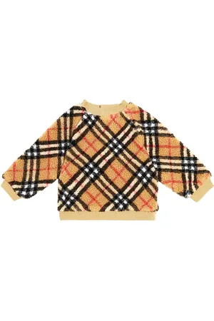 Burberry Baby Burberry Check fleece sweatshirt