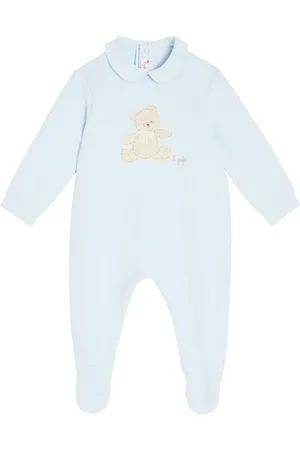 Il gufo Baby patch-appliquÃ© cotton onesie