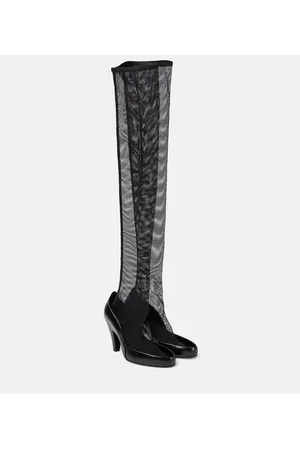 The Row Sock leather pumps