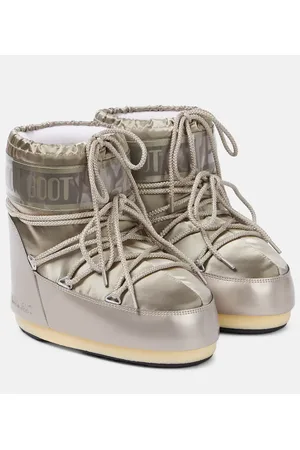 Moon Boot Icon Low Glance satin snow boots