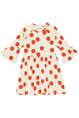 Mini Rodini Printed cotton-blend dress
