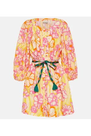 ALÉMAIS AlÃ©mais Floral cotton minidress