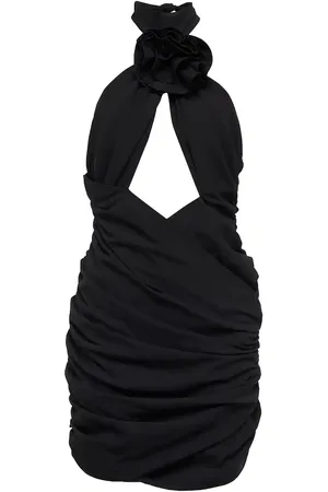 MAGDA BUTRYM Cutout silk-blend minidress