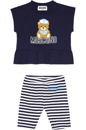 Moschino Baby cotton-blend T-shirt and leggings set