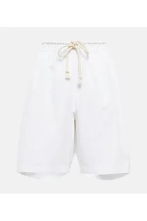 Jil Sander High-rise cotton shorts