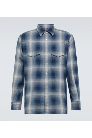 Tom Ford Checked cotton Western shirt