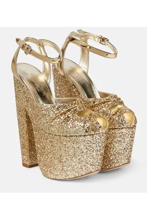 Giambattista Valli Glitter platform sandals