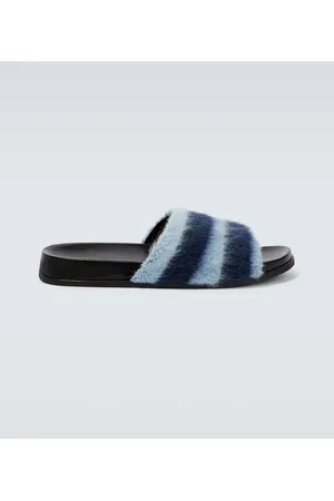 Marni Fussbett striped slides