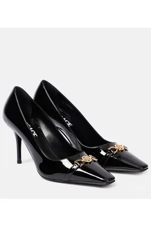 VERSACE Medusa patent leather pumps