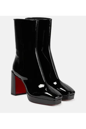 Christian Louboutin Alleo 90 patent leather ankle boots
