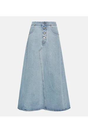 Maison Margiela Denim maxi skirt