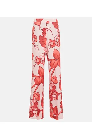 Etro Floral high-rise pants