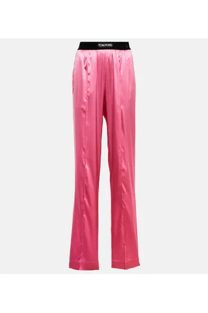 Tom Ford High-rise silk-blend satin pants