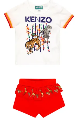 Kenzo Baby set of printed cotton T-shirt and shorts