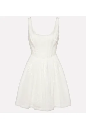 ZIMMERMANN Alight bustier ramie minidress