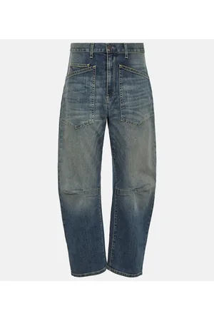 NILI LOTAN Shon high-rise wide-leg jeans