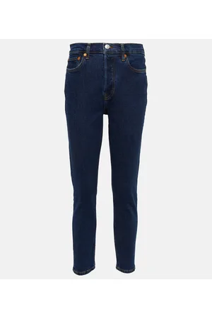 RE/DONE â90s high-rise cropped skinny jeans