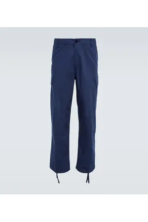 Kenzo Straight cotton cargo pants