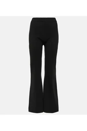 Joseph High-rise silk-blend flared pants