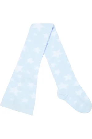 Stella McCartney Printed cotton-blend tights