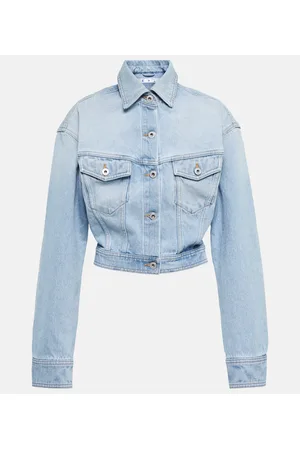 OFF-WHITE Toybox cropped denim jacket