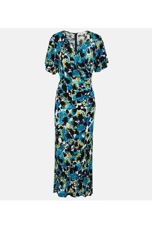 Diane von Furstenberg Zetna floral jersey midi dress