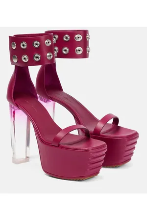 Rick Owens Minimal leather platform sandals