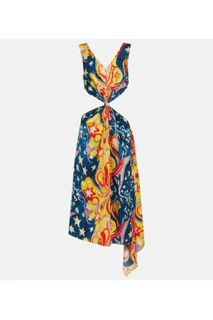 Marni Printed midi dress