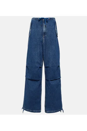 DION LEE Parachute mid-rise wide-leg jeans