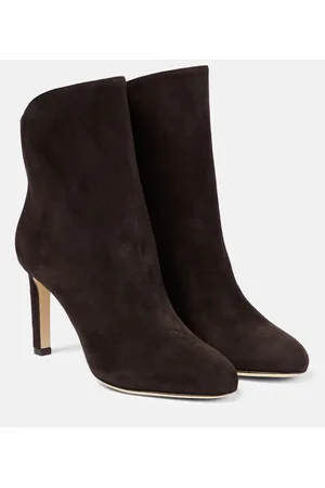 Jimmy Choo Karter 85 suede leather ankle boots