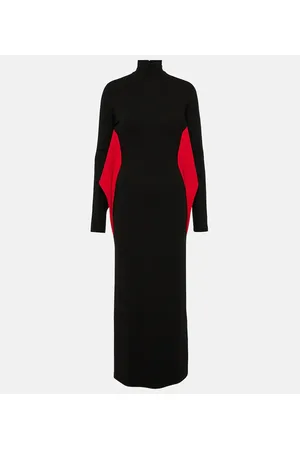 Salvatore Ferragamo Mockneck midi dress