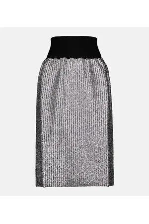 Moncler 2 Moncler 1952 LurexÂ® wool-blend midi skirt