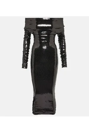 ALEXANDRE VAUTHIER Sequined strapless gown