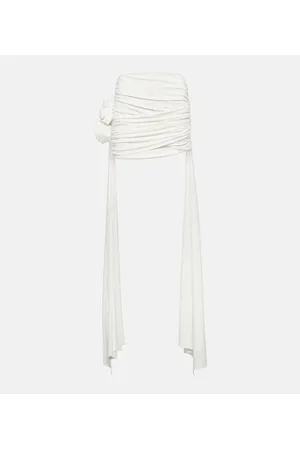 MAGDA BUTRYM AppliquÃ© ruched miniskirt