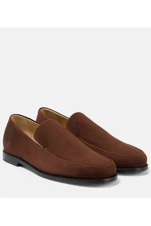 Khaite Alessio suede loafers