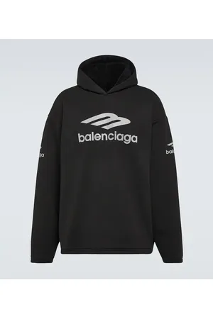 Balenciaga 3B Sports Icon cotton fleece hoodie