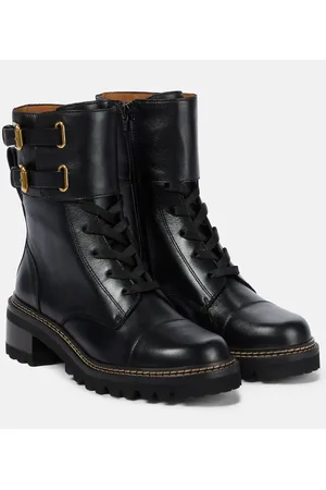 See by Chloé See By ChloÃ© Mallory leather ankle boots