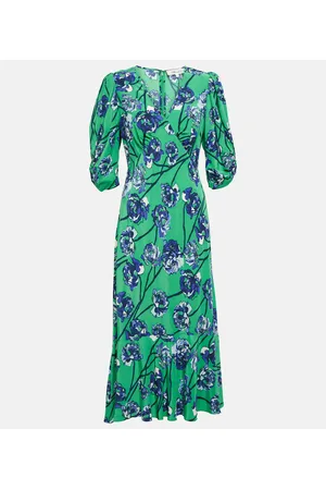 Diane von Furstenberg Tati floral jersey midi dress