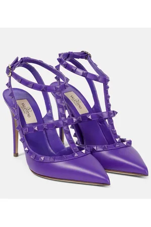 VALENTINO GARAVANI Rockstud 105 leather pumps