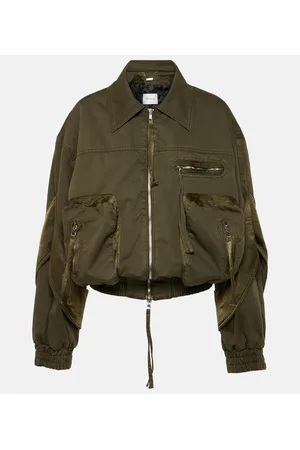 BLUMARINE Denim bomber jacket